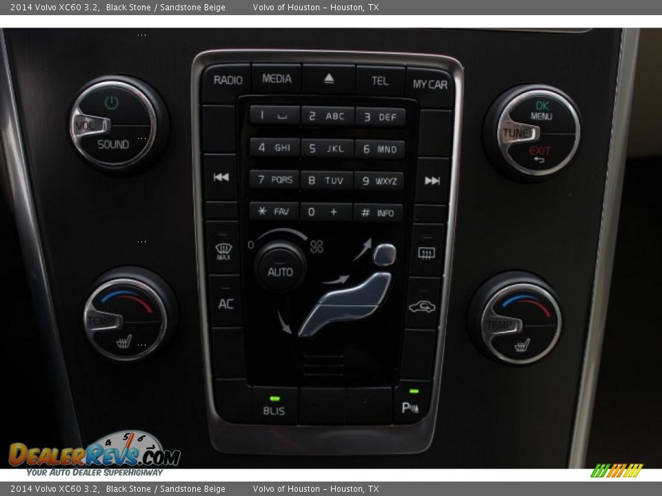 2014 Volvo XC60 3.2 Black Stone / Sandstone Beige Photo #18