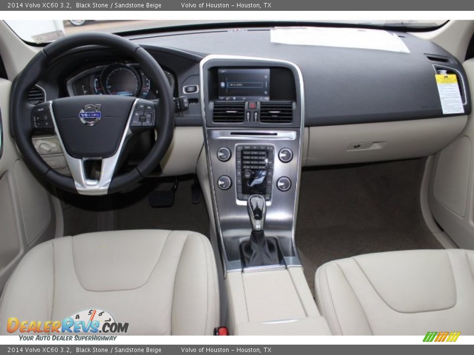 2014 Volvo XC60 3.2 Black Stone / Sandstone Beige Photo #27