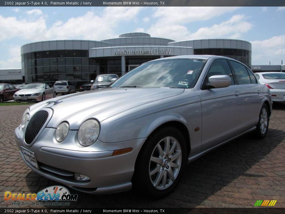 2002 Jaguar S-Type 4.0 Platinum Metallic / Ivory Photo #1