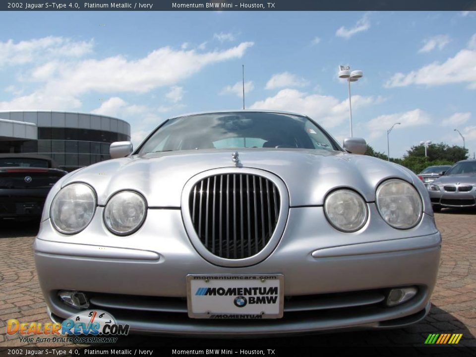 2002 Jaguar S-Type 4.0 Platinum Metallic / Ivory Photo #8