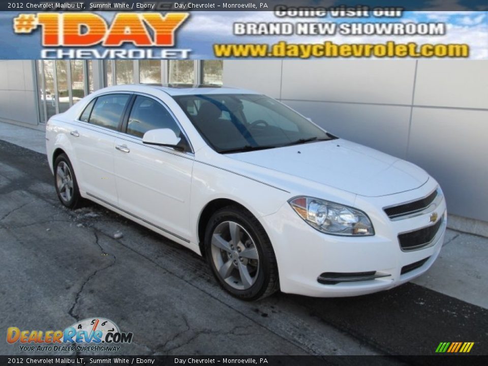 2012 Chevrolet Malibu LT Summit White / Ebony Photo #1