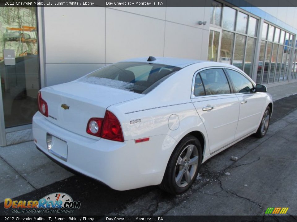 2012 Chevrolet Malibu LT Summit White / Ebony Photo #3