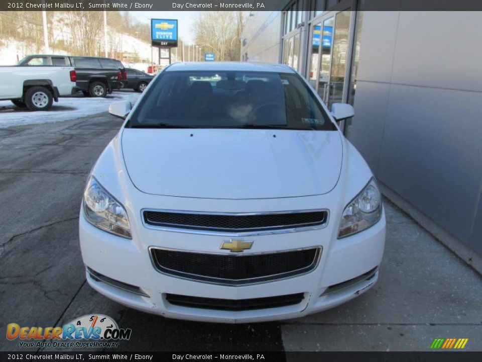 2012 Chevrolet Malibu LT Summit White / Ebony Photo #7