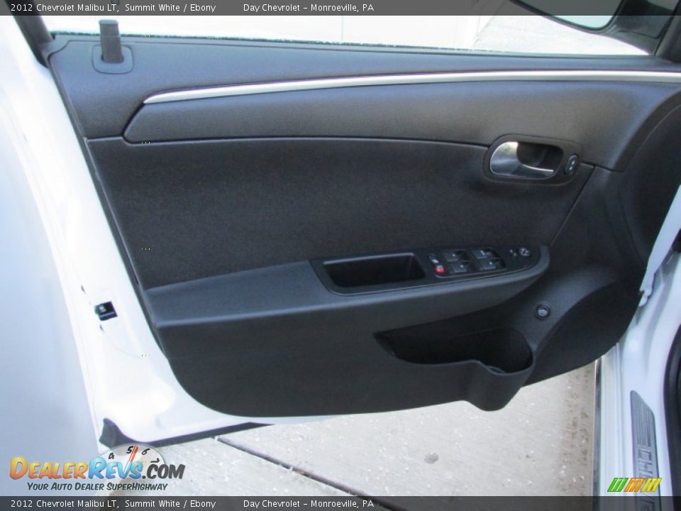 2012 Chevrolet Malibu LT Summit White / Ebony Photo #9