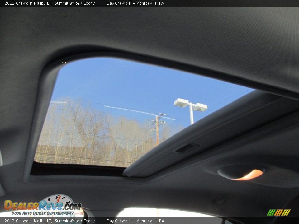 2012 Chevrolet Malibu LT Summit White / Ebony Photo #10