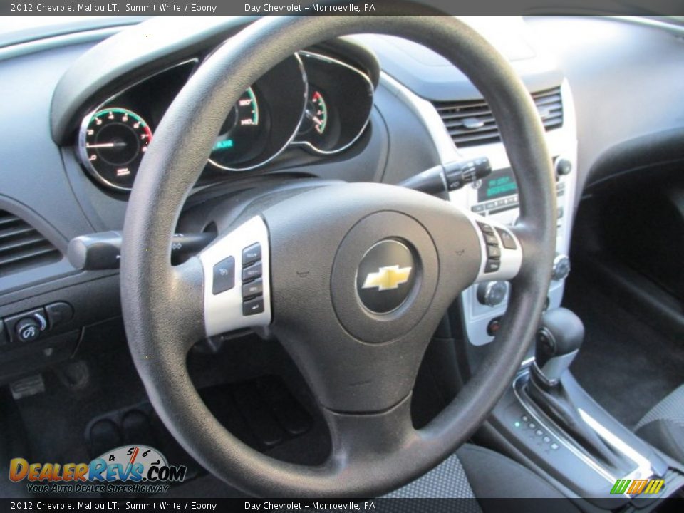 2012 Chevrolet Malibu LT Summit White / Ebony Photo #13