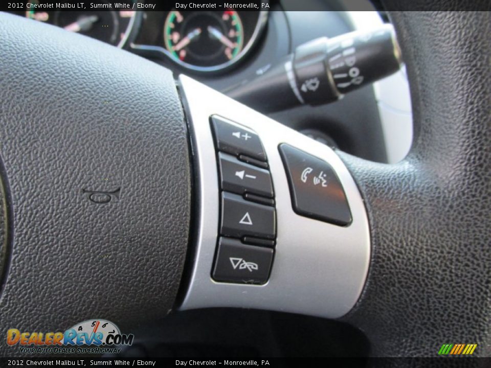 2012 Chevrolet Malibu LT Summit White / Ebony Photo #18