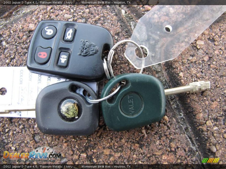 2002 Jaguar S-Type 4.0 Platinum Metallic / Ivory Photo #29