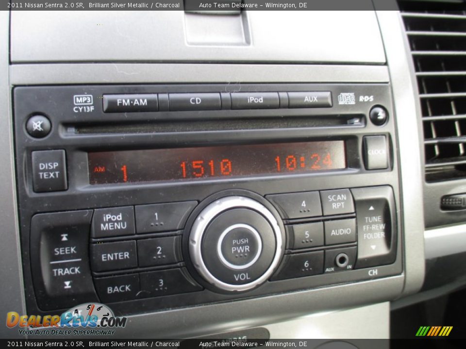 2011 Nissan Sentra 2.0 SR Brilliant Silver Metallic / Charcoal Photo #19