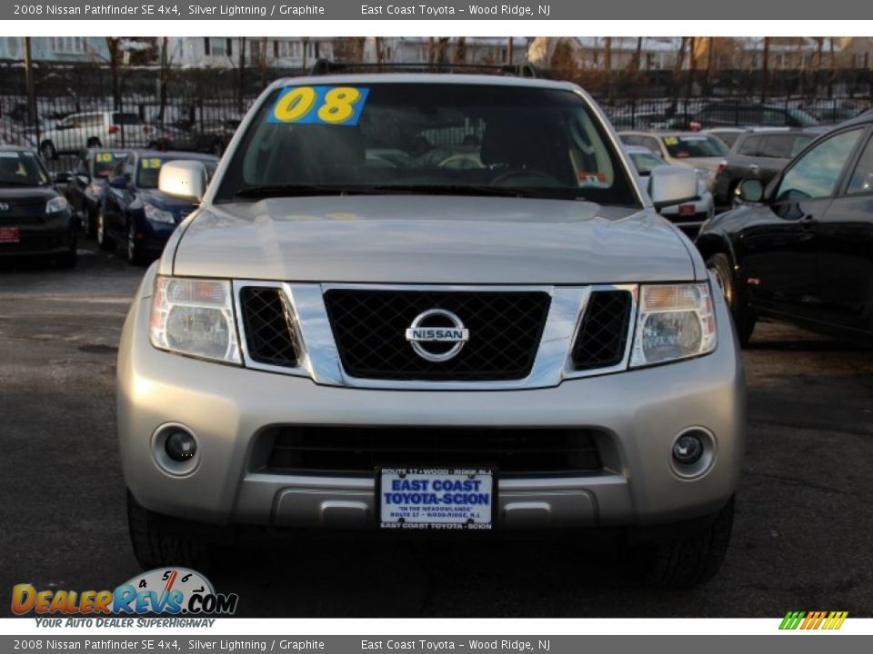 2008 Nissan Pathfinder SE 4x4 Silver Lightning / Graphite Photo #2