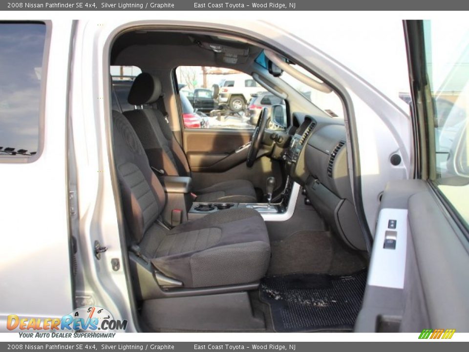 2008 Nissan Pathfinder SE 4x4 Silver Lightning / Graphite Photo #8