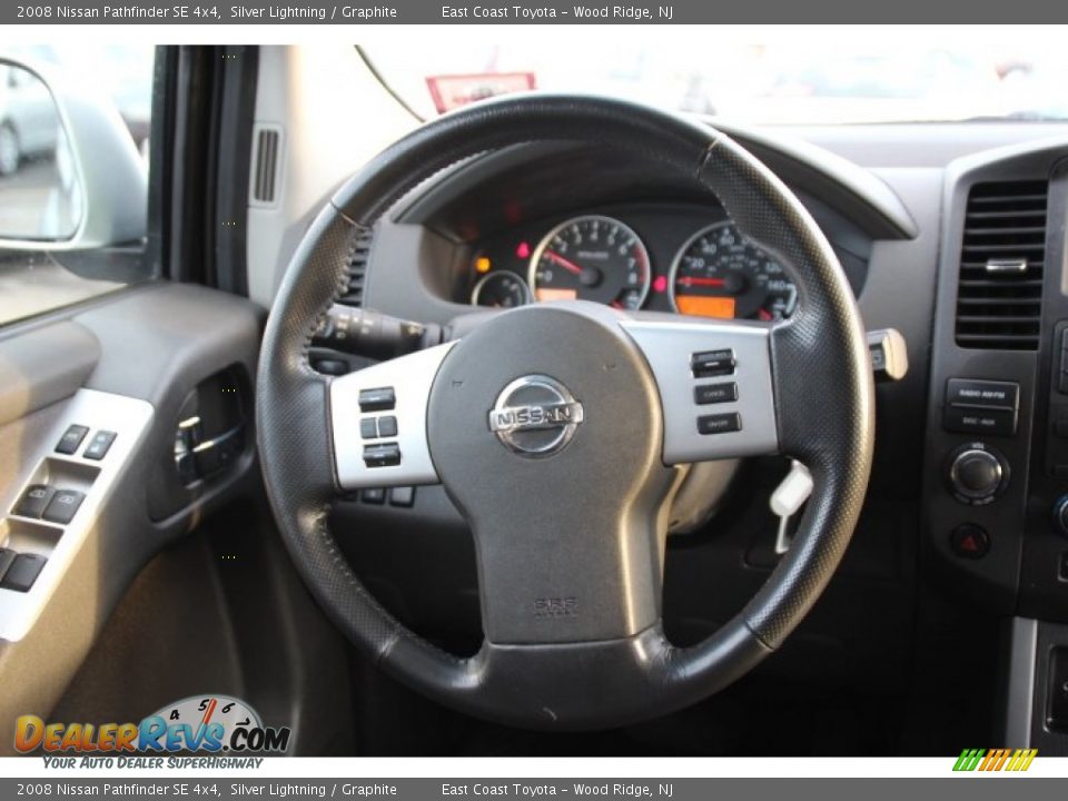 2008 Nissan Pathfinder SE 4x4 Silver Lightning / Graphite Photo #13