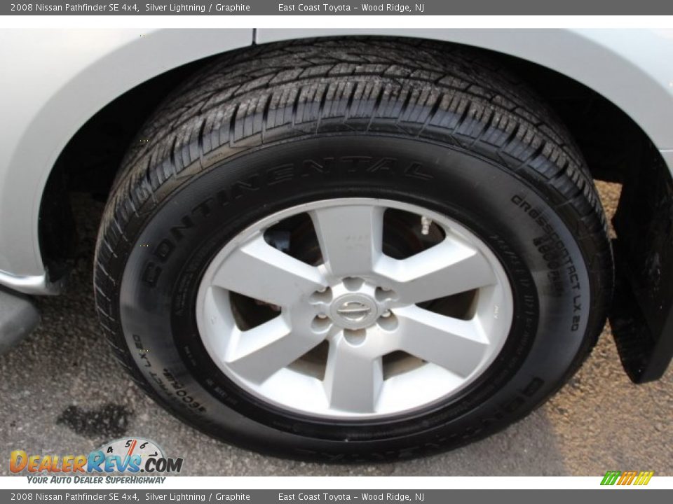 2008 Nissan Pathfinder SE 4x4 Silver Lightning / Graphite Photo #16