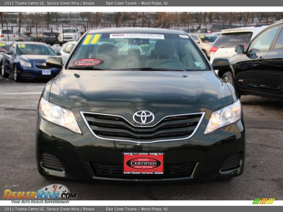 2011 Toyota Camry LE Spruce Green Mica / Bisque Photo #2