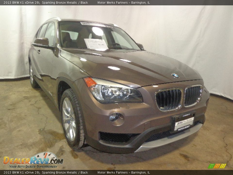 2013 BMW X1 xDrive 28i Sparkling Bronze Metallic / Black Photo #1