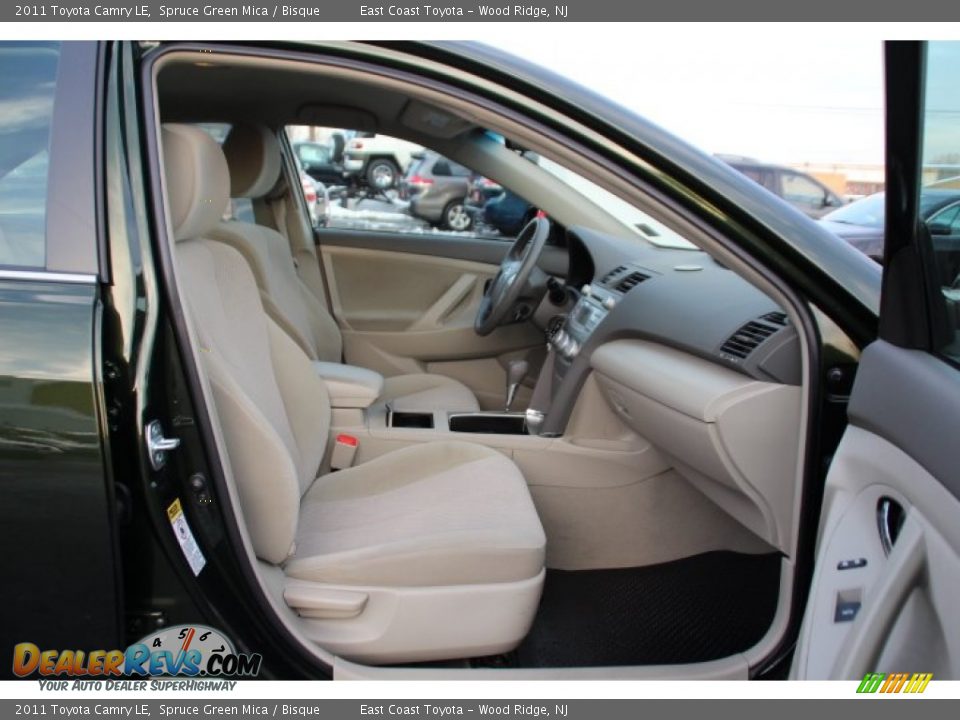 2011 Toyota Camry LE Spruce Green Mica / Bisque Photo #8