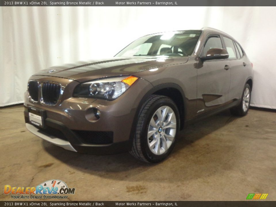 2013 BMW X1 xDrive 28i Sparkling Bronze Metallic / Black Photo #3