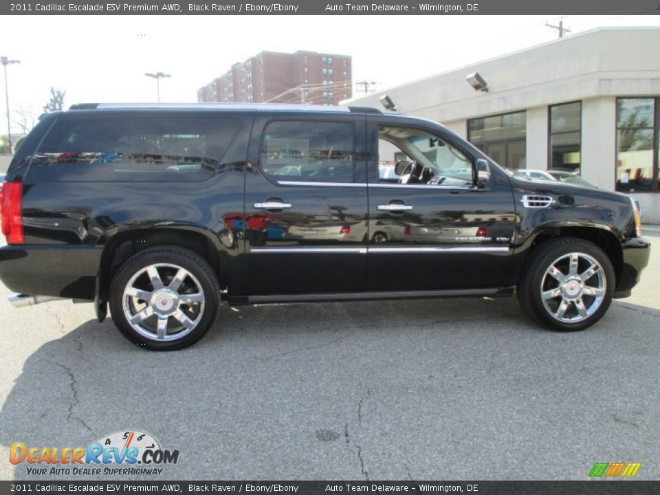 2011 Cadillac Escalade ESV Premium AWD Black Raven / Ebony/Ebony Photo #7