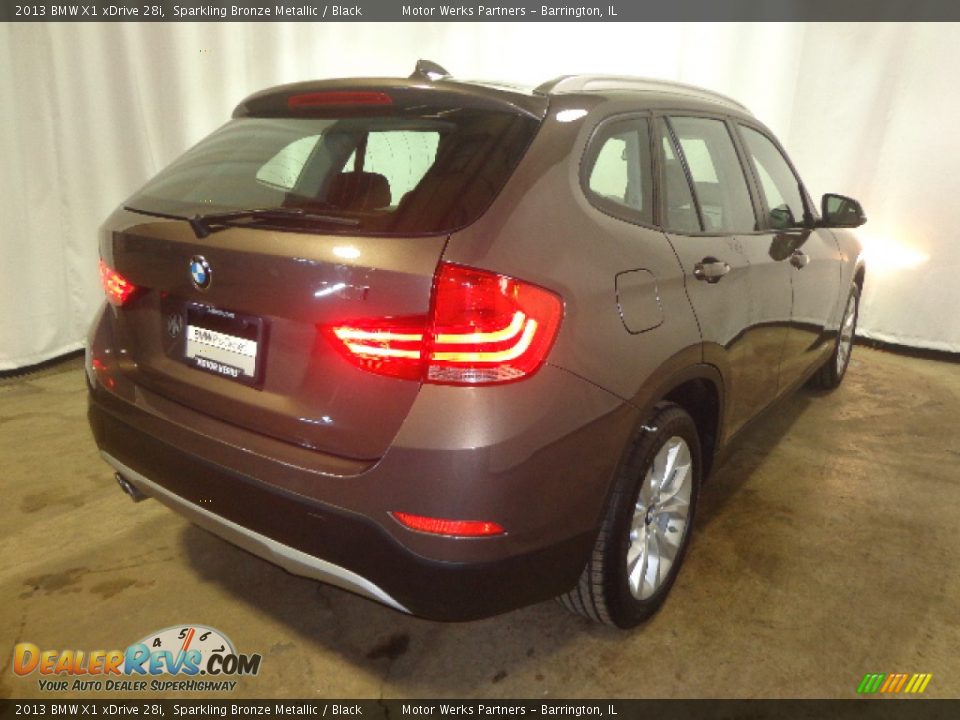 2013 BMW X1 xDrive 28i Sparkling Bronze Metallic / Black Photo #11