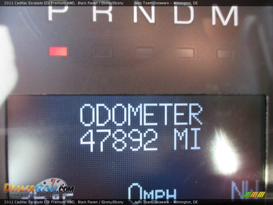 2011 Cadillac Escalade ESV Premium AWD Black Raven / Ebony/Ebony Photo #13