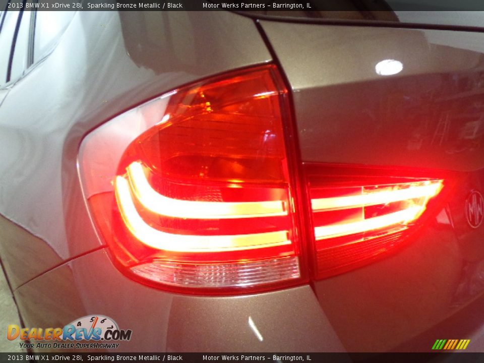 2013 BMW X1 xDrive 28i Sparkling Bronze Metallic / Black Photo #13