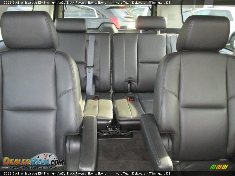 2011 Cadillac Escalade ESV Premium AWD Black Raven / Ebony/Ebony Photo #20