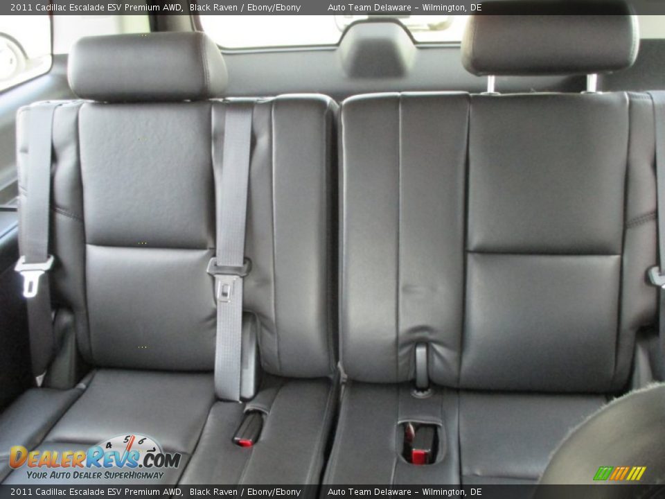 2011 Cadillac Escalade ESV Premium AWD Black Raven / Ebony/Ebony Photo #21