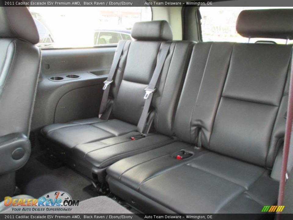 2011 Cadillac Escalade ESV Premium AWD Black Raven / Ebony/Ebony Photo #22