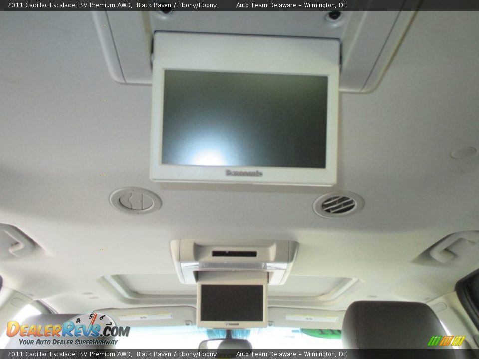 2011 Cadillac Escalade ESV Premium AWD Black Raven / Ebony/Ebony Photo #24