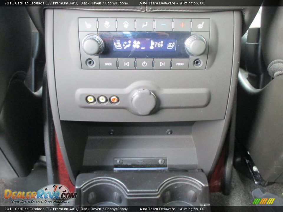 2011 Cadillac Escalade ESV Premium AWD Black Raven / Ebony/Ebony Photo #25