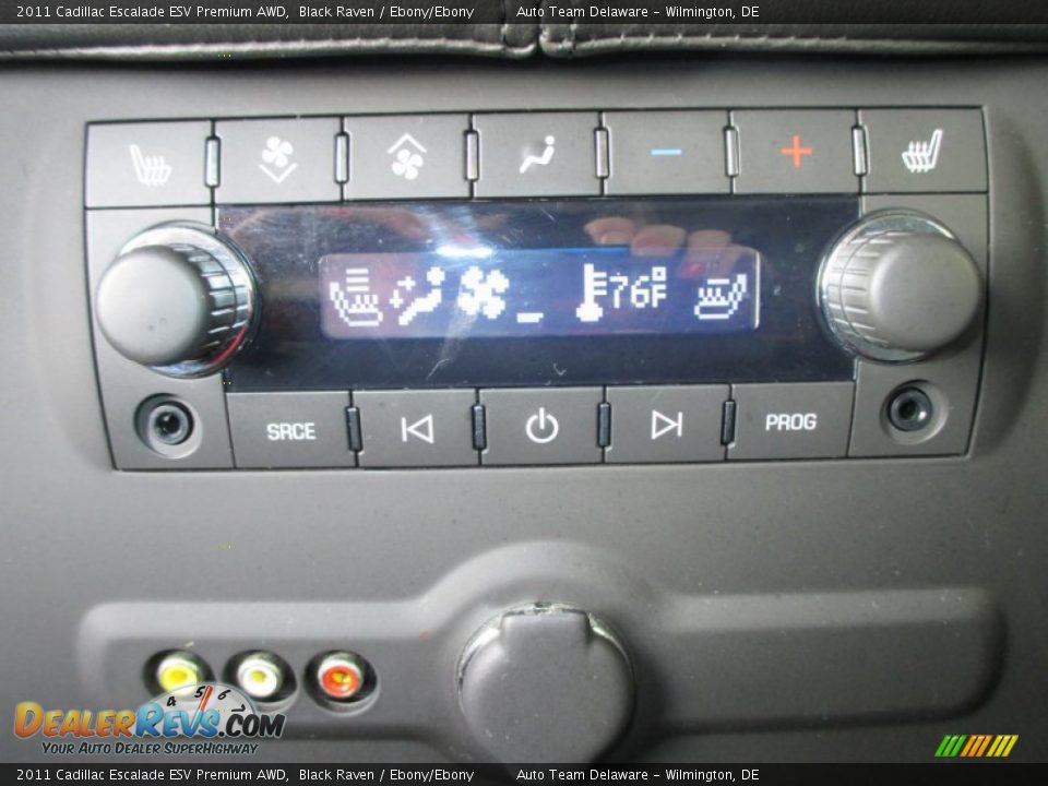 2011 Cadillac Escalade ESV Premium AWD Black Raven / Ebony/Ebony Photo #26