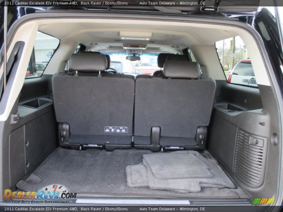 2011 Cadillac Escalade ESV Premium AWD Black Raven / Ebony/Ebony Photo #27
