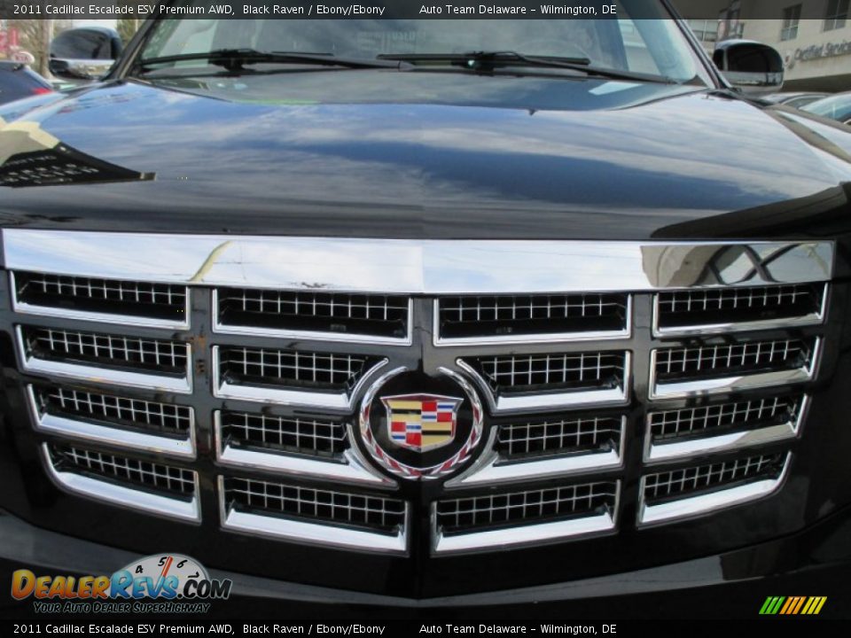 2011 Cadillac Escalade ESV Premium AWD Black Raven / Ebony/Ebony Photo #30