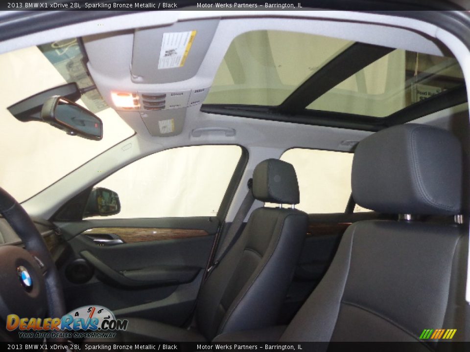 2013 BMW X1 xDrive 28i Sparkling Bronze Metallic / Black Photo #27