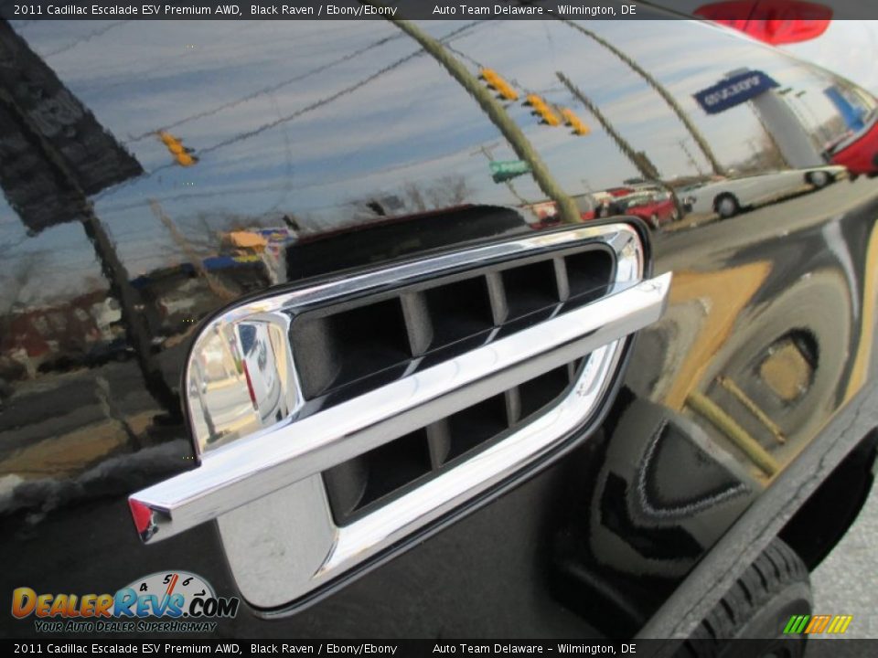 2011 Cadillac Escalade ESV Premium AWD Black Raven / Ebony/Ebony Photo #31