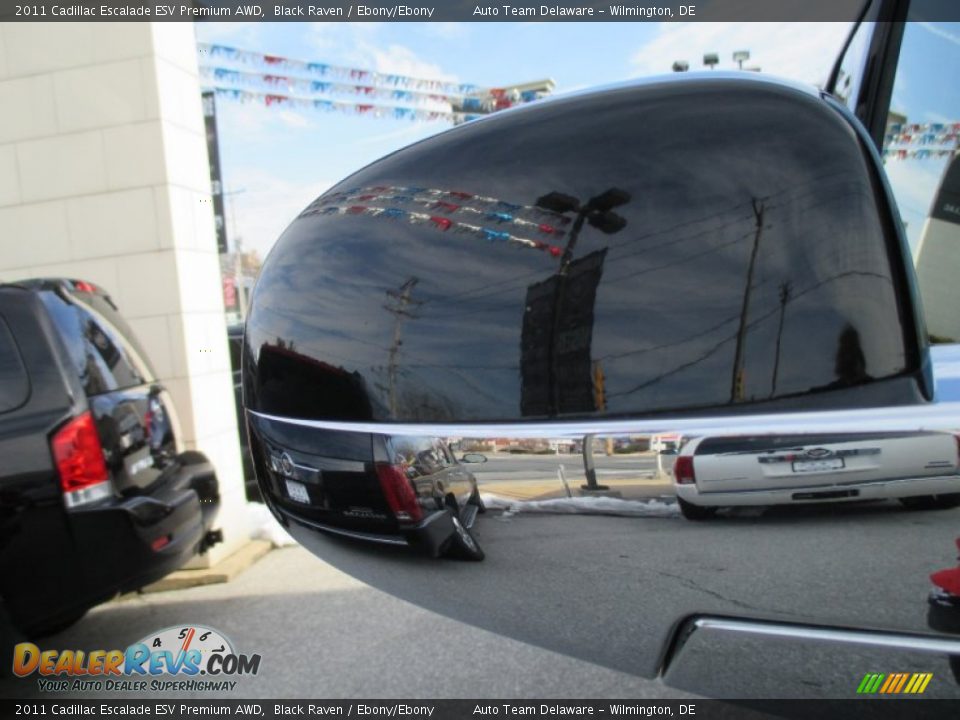 2011 Cadillac Escalade ESV Premium AWD Black Raven / Ebony/Ebony Photo #33