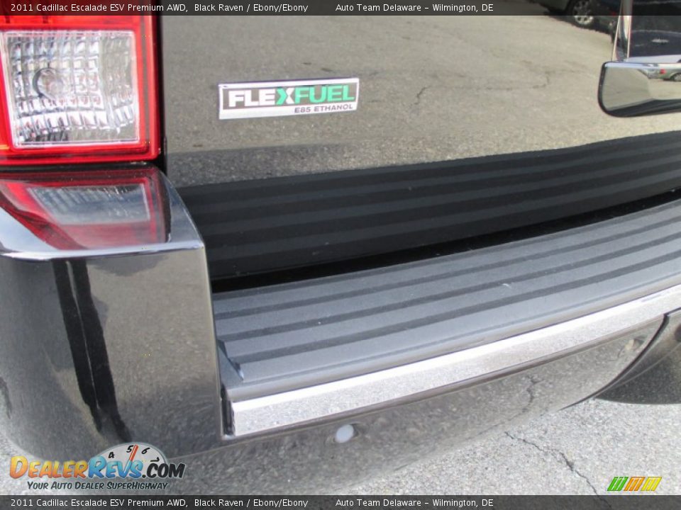2011 Cadillac Escalade ESV Premium AWD Black Raven / Ebony/Ebony Photo #36