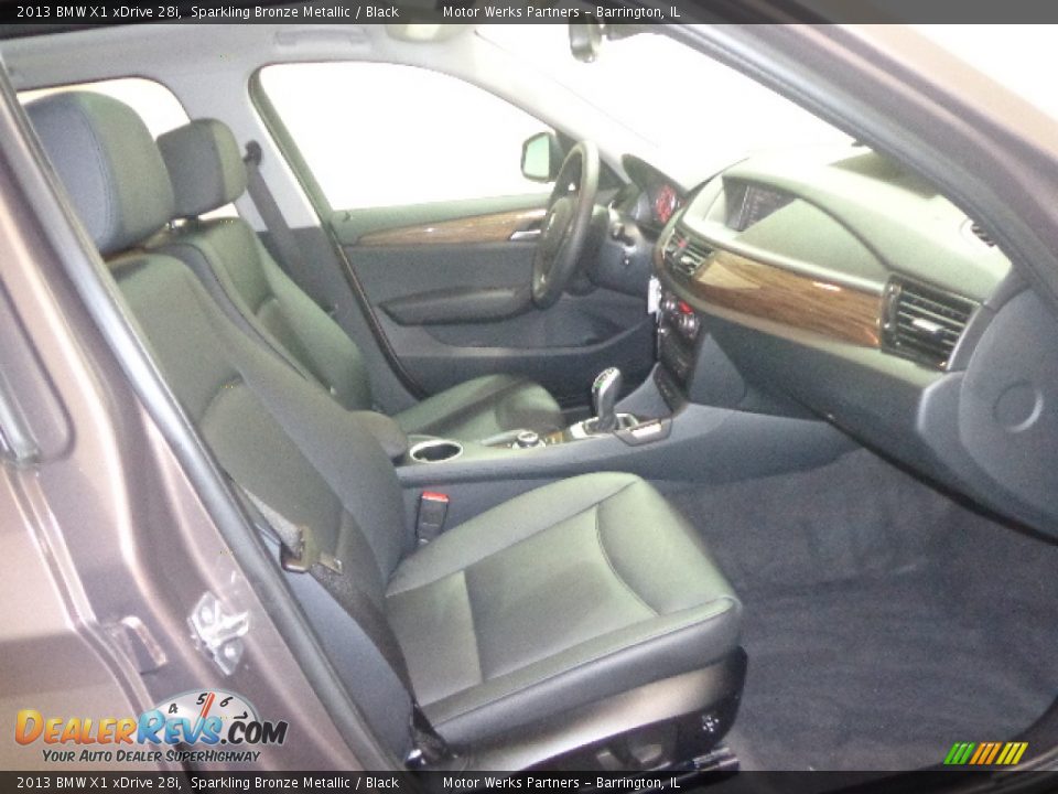 2013 BMW X1 xDrive 28i Sparkling Bronze Metallic / Black Photo #33