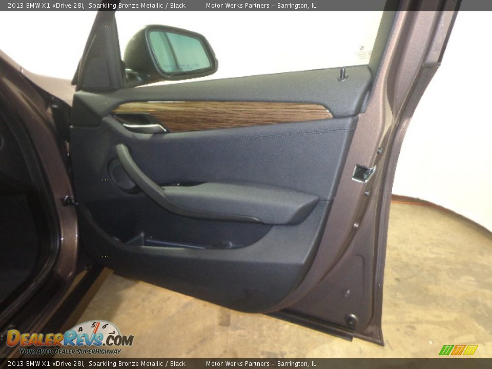 2013 BMW X1 xDrive 28i Sparkling Bronze Metallic / Black Photo #34