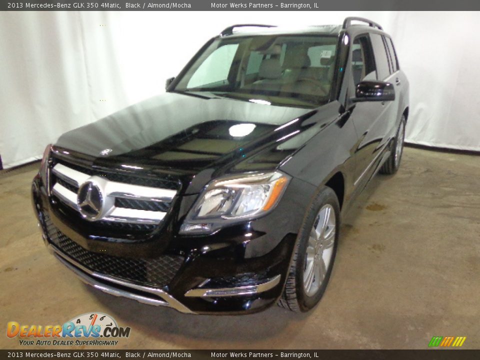2013 Mercedes-Benz GLK 350 4Matic Black / Almond/Mocha Photo #3