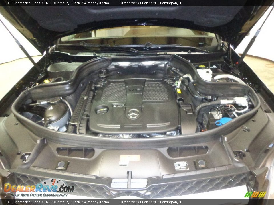 2013 Mercedes-Benz GLK 350 4Matic Black / Almond/Mocha Photo #14
