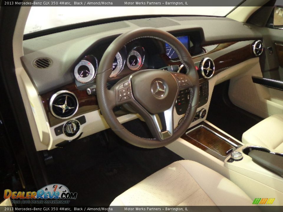 2013 Mercedes-Benz GLK 350 4Matic Black / Almond/Mocha Photo #21