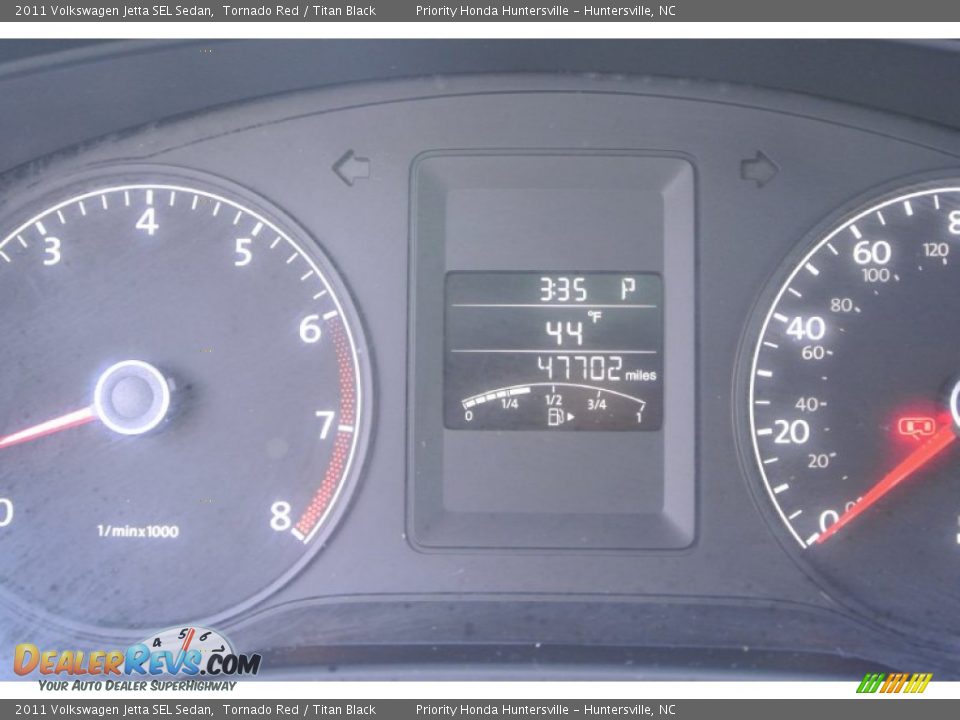 2011 Volkswagen Jetta SEL Sedan Tornado Red / Titan Black Photo #18