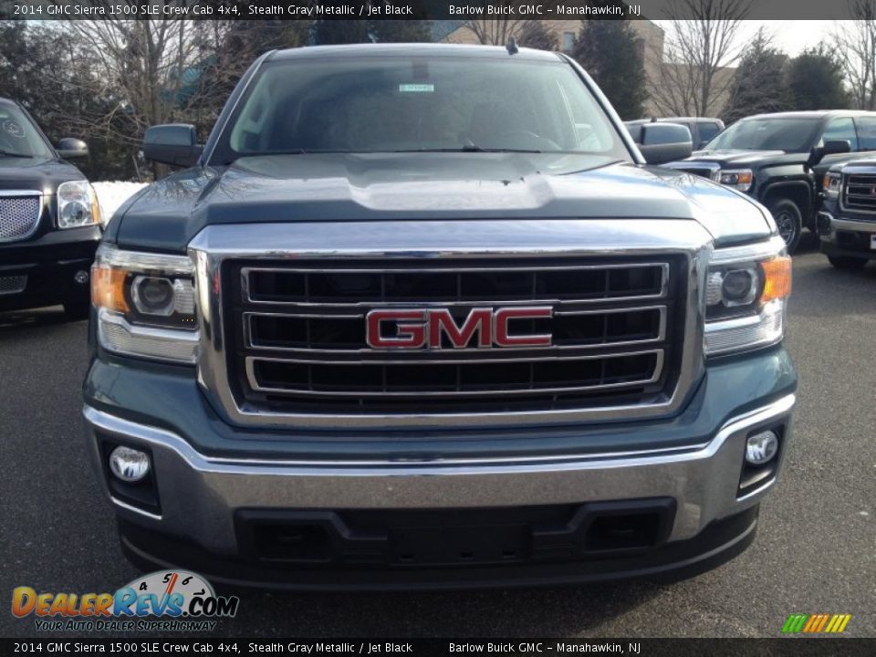 2014 GMC Sierra 1500 SLE Crew Cab 4x4 Stealth Gray Metallic / Jet Black Photo #2