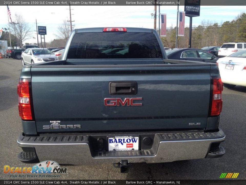 2014 GMC Sierra 1500 SLE Crew Cab 4x4 Stealth Gray Metallic / Jet Black Photo #5
