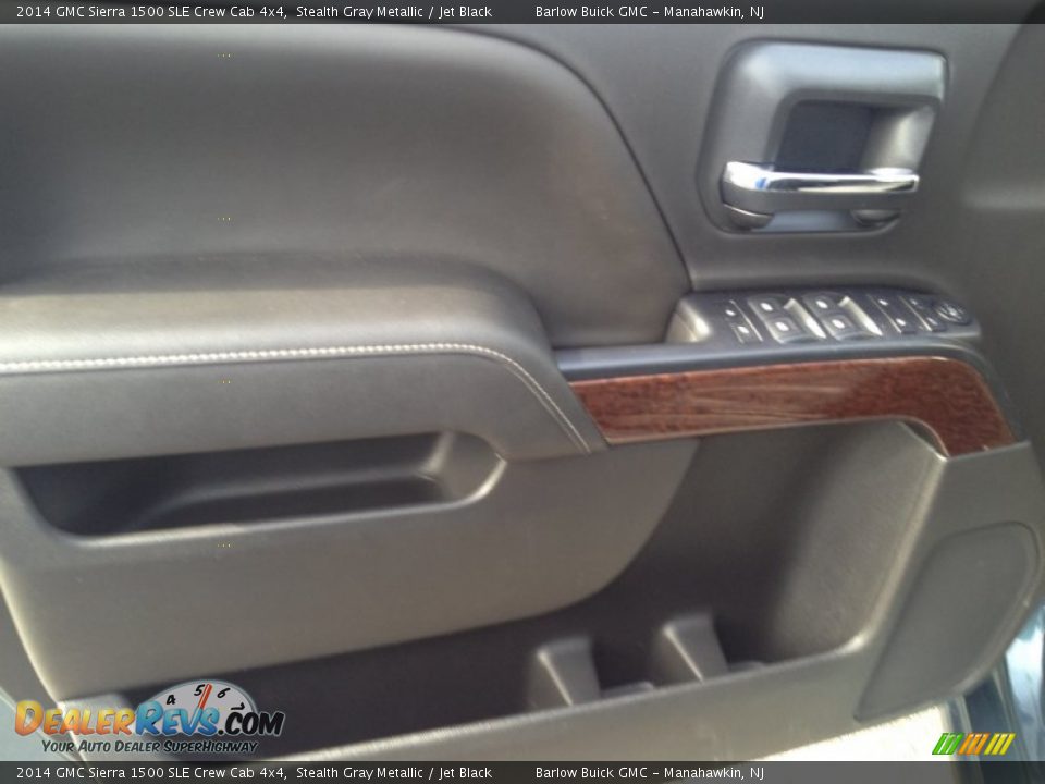 2014 GMC Sierra 1500 SLE Crew Cab 4x4 Stealth Gray Metallic / Jet Black Photo #7