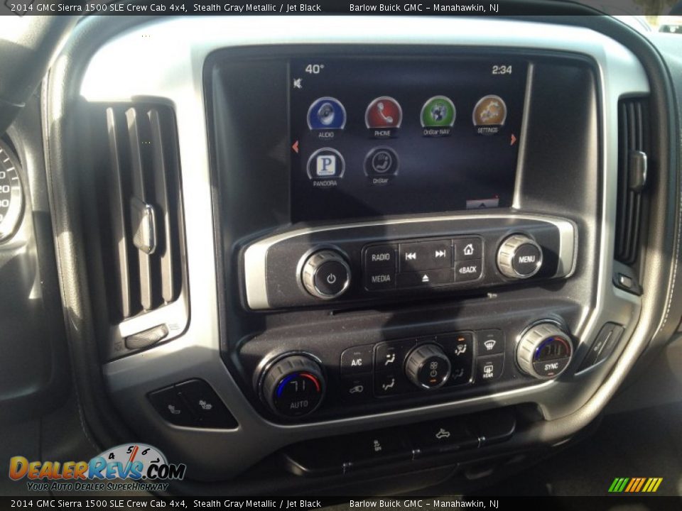 2014 GMC Sierra 1500 SLE Crew Cab 4x4 Stealth Gray Metallic / Jet Black Photo #10