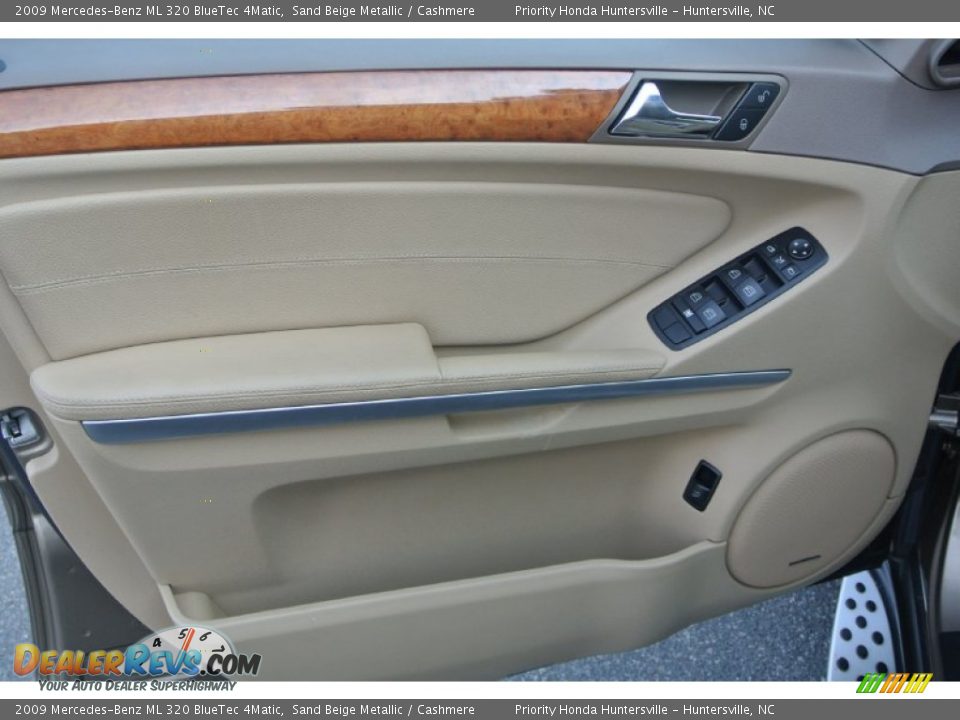 2009 Mercedes-Benz ML 320 BlueTec 4Matic Sand Beige Metallic / Cashmere Photo #8