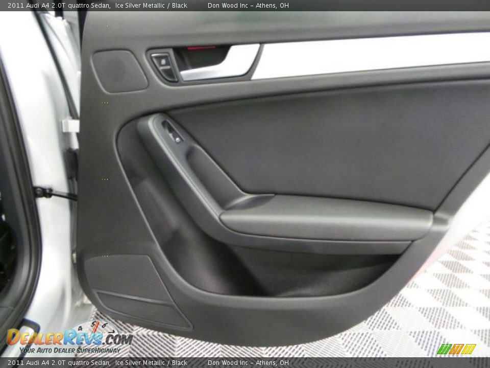2011 Audi A4 2.0T quattro Sedan Ice Silver Metallic / Black Photo #12