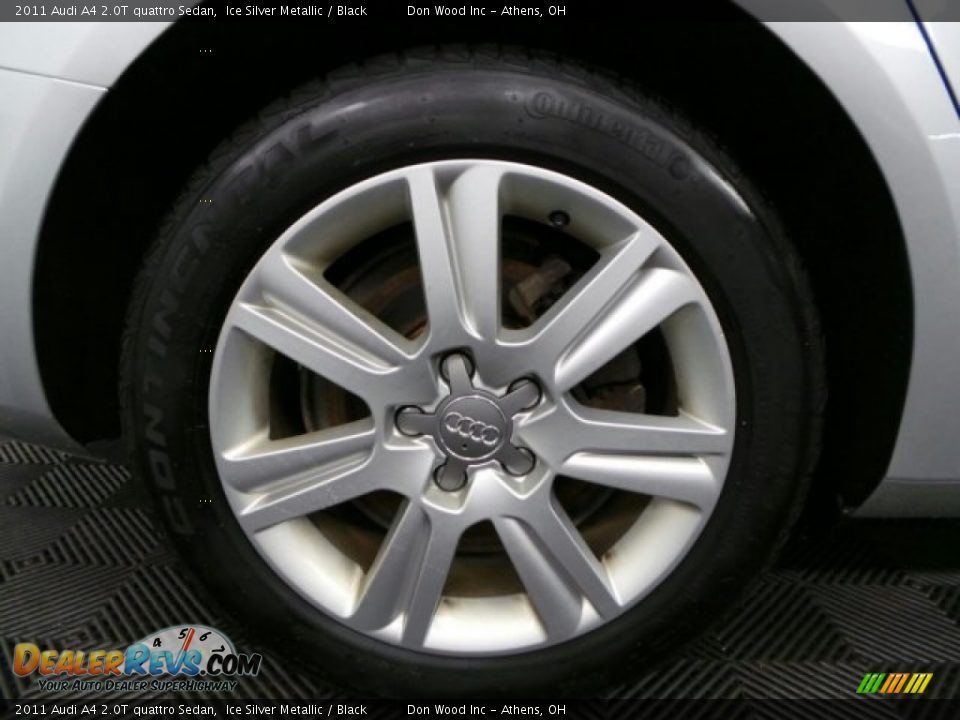 2011 Audi A4 2.0T quattro Sedan Ice Silver Metallic / Black Photo #19
